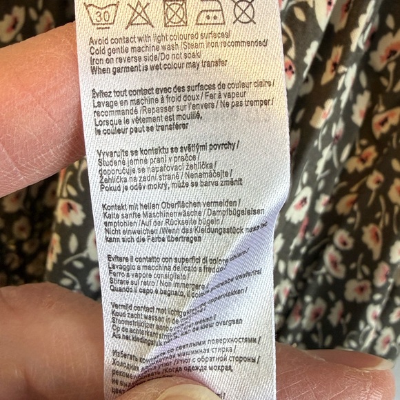 Apricot Long Boho Peasant Empire Waist Dress NWOT - Picture 11 of 11